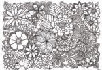 Flowers Giant Colouring Sheet