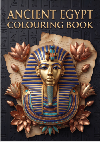 Ancient Egypt 50 Pages Coloring Book- A4 Size